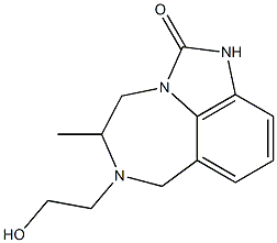 4,5,6,7-Tetrahydro-5-methyl-6-(2-hydroxyethyl)imidazo[4,5,1-jk][1,4]benzodiazepin-2(1H)-one