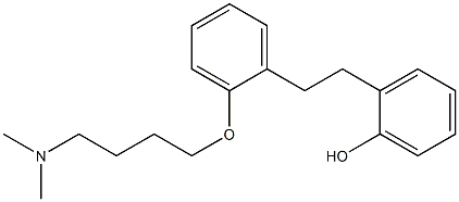 2-[2-[2-(4-Dimethylaminobutoxy)phenyl]ethyl]phenol|