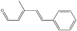 (2E,4E)-3-メチル-5-フェニル-2,4-ペンタジエン-1-アール 化学構造式