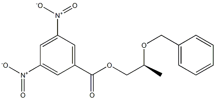 (+)-3,5-Dinitrobenzoic acid (S)-2-(benzyloxy)propyl ester,,结构式