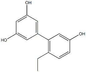 6'-Ethyl-1,1'-biphenyl-3,3',5-triol Structure