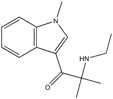 1-Methyl-3-[2-methyl-2-(ethylamino)propionyl]-1H-indole