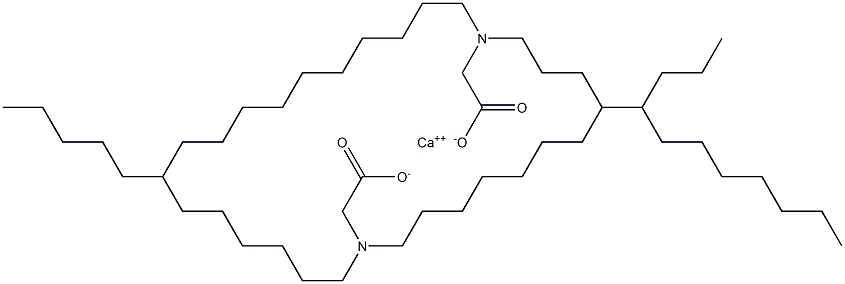 Bis[N,N-didodecylglycine]calcium salt 结构式