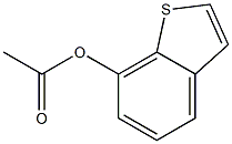 7-Acetoxybenzo[b]thiophene,,结构式