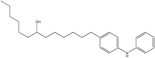 4-(7-Hydroxytridecyl)phenylphenylamine