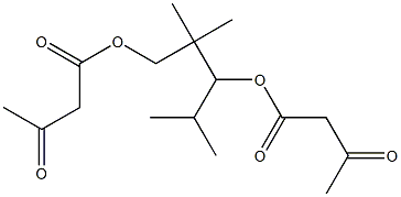 Bisacetoacetic acid 2,2,4-trimethylpentane-1,3-diyl ester