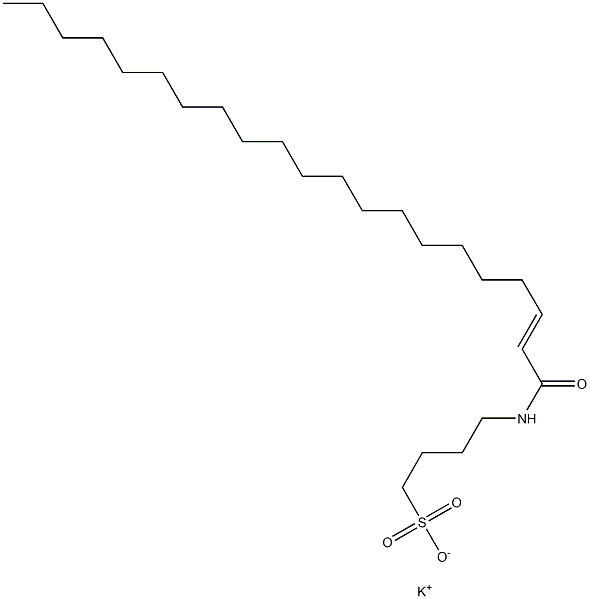 4-[(1-Oxo-2-henicosen-1-yl)amino]-1-butanesulfonic acid potassium salt Structure