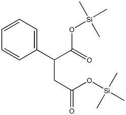 2-Phenylsuccinic acid bis(trimethylsilyl) ester Structure