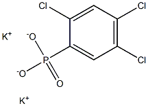 2,4,5-Trichlorophenylphosphonic acid dipotassium salt,,结构式