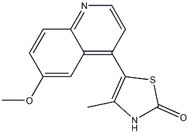 4-Methyl-5-(6-methoxy-4-quinolyl)thiazol-2(3H)-one