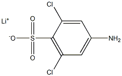 4-Amino-2,6-dichlorobenzenesulfonic acid lithium salt,,结构式