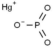 Phosphenic acid mercury(I) salt Struktur