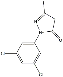 1-(3,5-Dichlorophenyl)-3-methyl-5(4H)-pyrazolone Structure