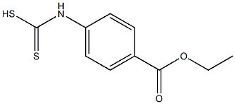 N-[4-(Ethoxycarbonyl)phenyl]dithiocarbamic acid 结构式