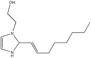 2-(1-Octenyl)-4-imidazoline-1-ethanol Struktur