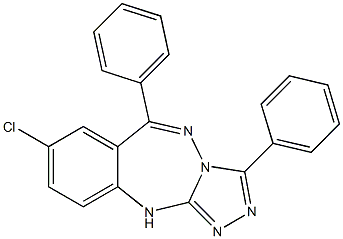  7-Chloro-1,9-diphenyl-4H-2,3,4,10,10a-pentaazabenz[f]azulene