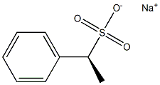 [S,(-)]-1-Phenylethanesulfonic acid sodium salt,,结构式