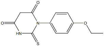 1-(p-Ethoxyphenyl)-2-thioxo-2,3-dihydropyrimidine-4,6(1H,5H)-dione