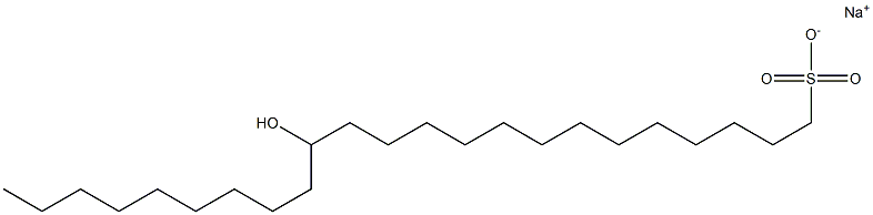 14-Hydroxytricosane-1-sulfonic acid sodium salt