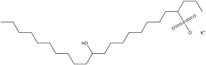 13-Hydroxytricosane-4-sulfonic acid potassium salt