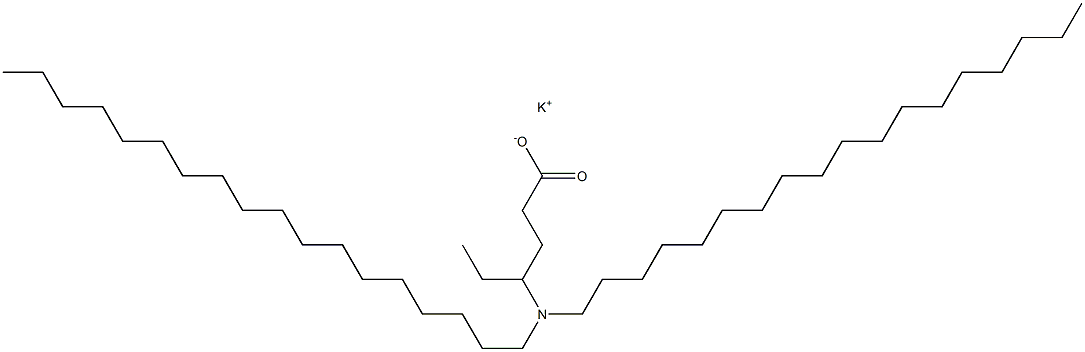 4-(Dioctadecylamino)hexanoic acid potassium salt Structure