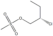  (-)-Methanesulfonic acid (S)-2-chlorobutyl ester