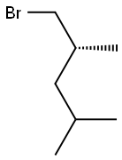 [R,(+)]-1-Bromo-2,4-dimethylpentane Structure