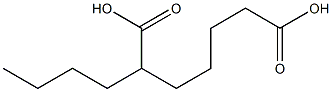 2-ブチルピメリン酸 化学構造式