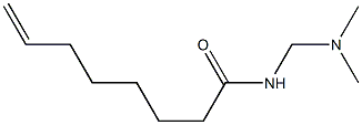 N-[(ジメチルアミノ)メチル]-7-オクテンアミド 化学構造式