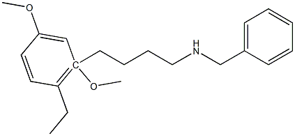 N-Benzyl-2,4-dimethoxy-5-ethylbenzene-4-butanamine Struktur