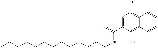  1-Hydroxy-4-chloro-N-tridecyl-2-naphthamide