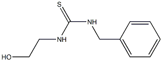 1-(2-ヒドロキシエチル)-3-ベンジルチオ尿素 化学構造式