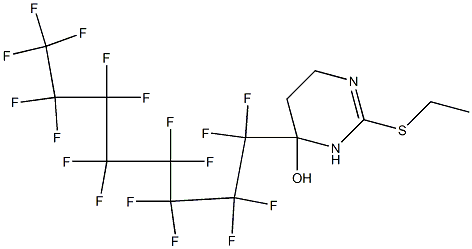 2-(Ethylthio)-4-(heptadecafluorooctyl)-3,4,5,6-tetrahydropyrimidin-4-ol