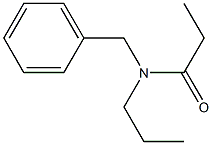N-Benzyl-N-propylpropanamide Struktur