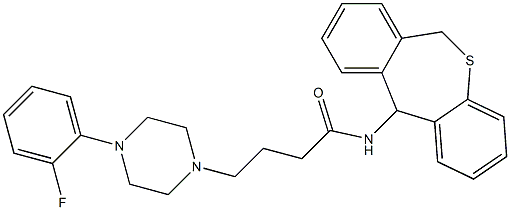 4-[4-(2-Fluorophenyl)-1-piperazinyl]-N-[(6,11-dihydrodibenzo[b,e]thiepin)-11-yl]butyramide