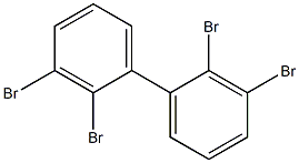 2,2',3,3'-テトラブロモ-1,1'-ビフェニル 化学構造式