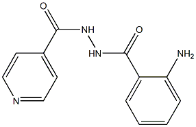 N'-(2-Aminobenzoyl)-4-pyridinecarbohydrazide 结构式