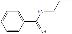 N1-Propylbenzamidine Structure