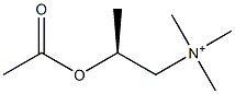 (2S)-2-(Acetyloxy)-N,N,N-trimethyl-1-propanaminium Structure