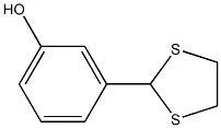 3-(1,3-ジチオラン-2-イル)フェノール 化学構造式