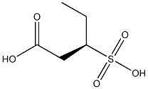 [R,(-)]-3-Sulfovaleric acid,,结构式