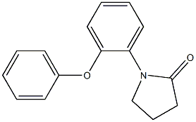 1-(2-Phenoxyphenyl)-2-pyrrolidone Structure