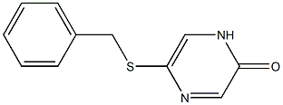 5-(Benzylthio)pyrazin-2(1H)-one 结构式