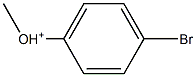 1-Bromo-4-methoxybenzenium Struktur