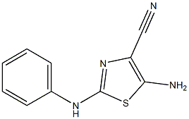 5-Amino-2-[phenylamino]thiazole-4-carbonitrile