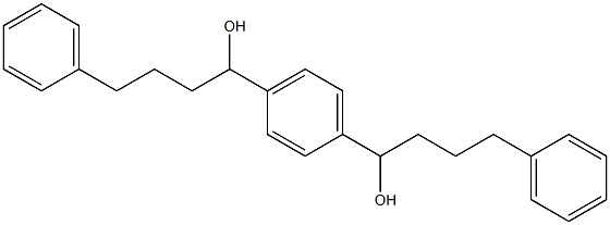 1,1'-(1,4-Phenylene)bis(4-phenyl-1-butanol) Structure