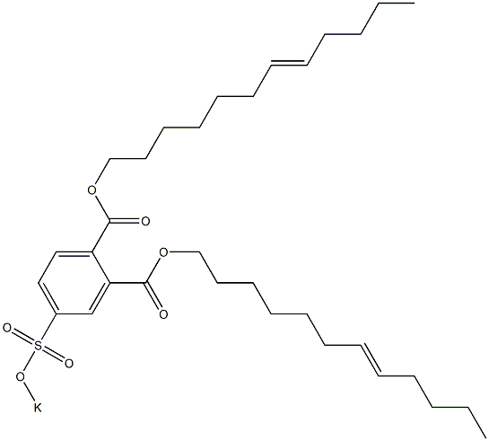 4-(Potassiosulfo)phthalic acid di(7-dodecenyl) ester