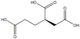 [R,(+)]-1,2,4-ブタントリカルボン酸 化学構造式