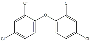 5-Chloro-2-(2,4-dichlorophenoxy)phenolate Structure