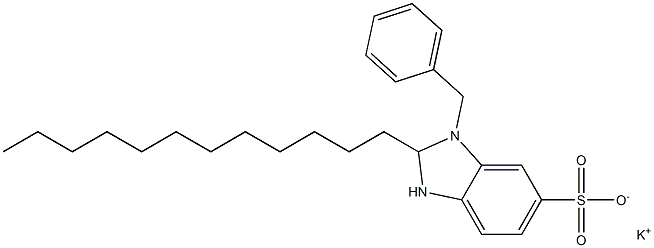 1-Benzyl-2,3-dihydro-2-dodecyl-1H-benzimidazole-6-sulfonic acid potassium salt